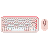 Combo Logitech POP Icon Teclado y Mouse Bluetooth - Rosado