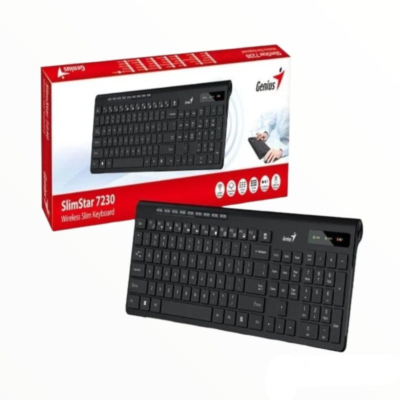 Teclado Inalámbrico Genius SlimStar 7230 Negro - vista 1