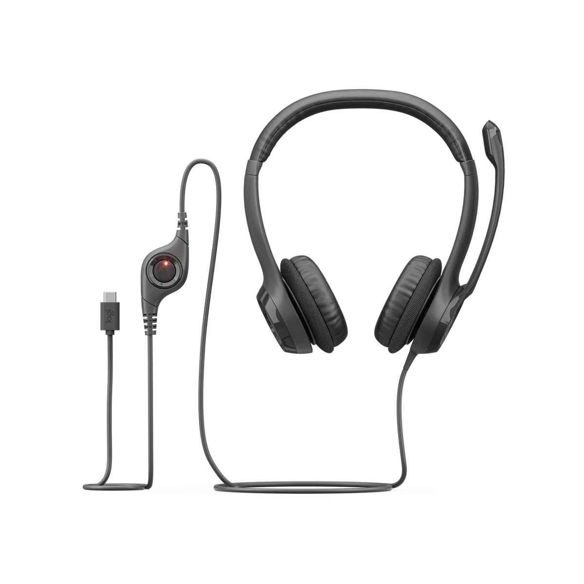 Diadema Logitech H390 USB-C con Micrófono Negra - vista 1