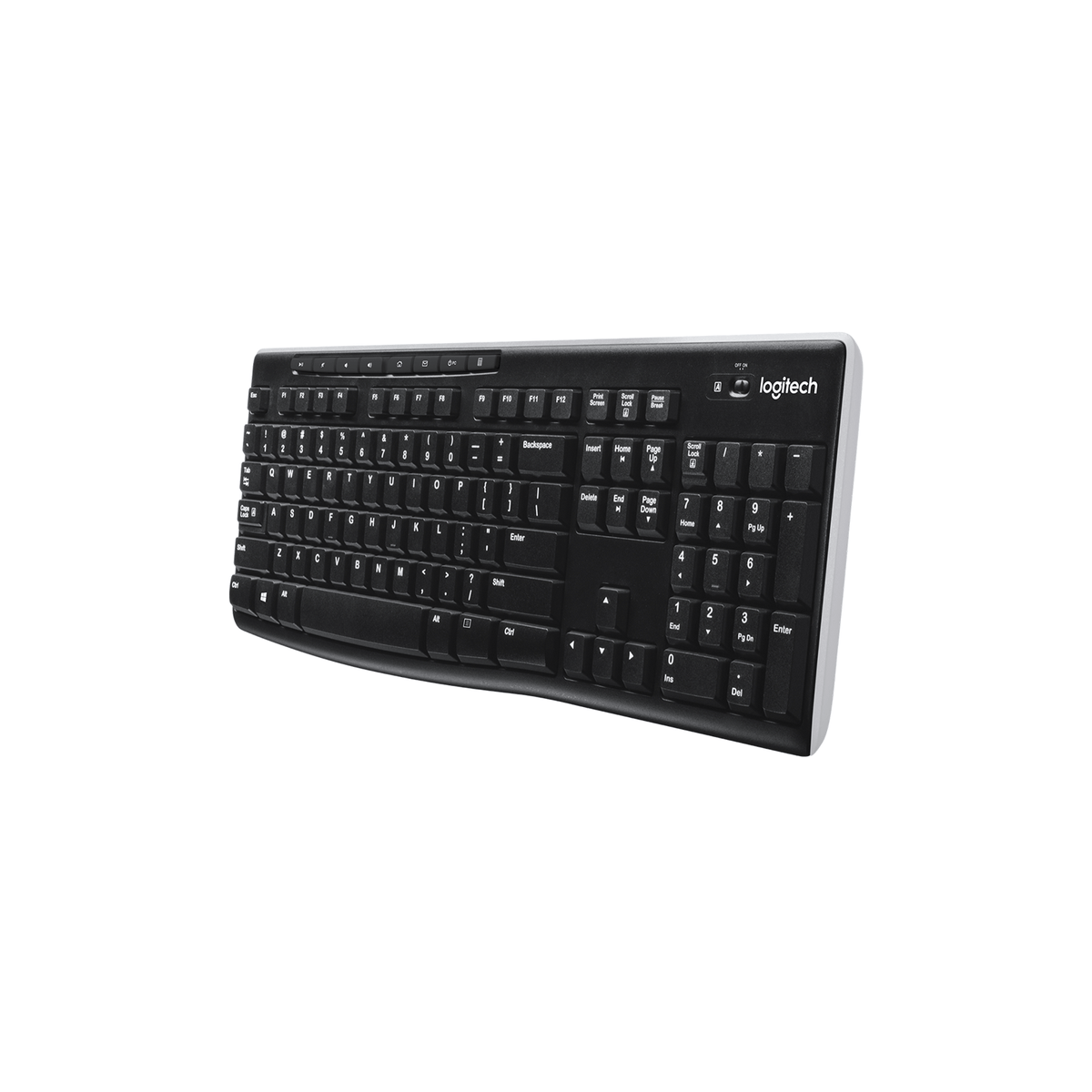 Teclado Inalámbrico Logitech K270 Negro - vista 3