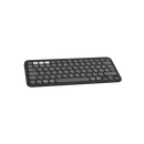 Logitech Pebble Keys 2 K380s grafito distribución española - vista diagonal