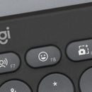 Logitech Pebble Keys 2 K380s grafito - detalle de teclas