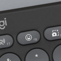 Logitech Pebble Keys 2 K380s grafito - detalle de teclas