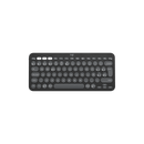Logitech Pebble Keys 2 K380s grafito distribución española - vista superior