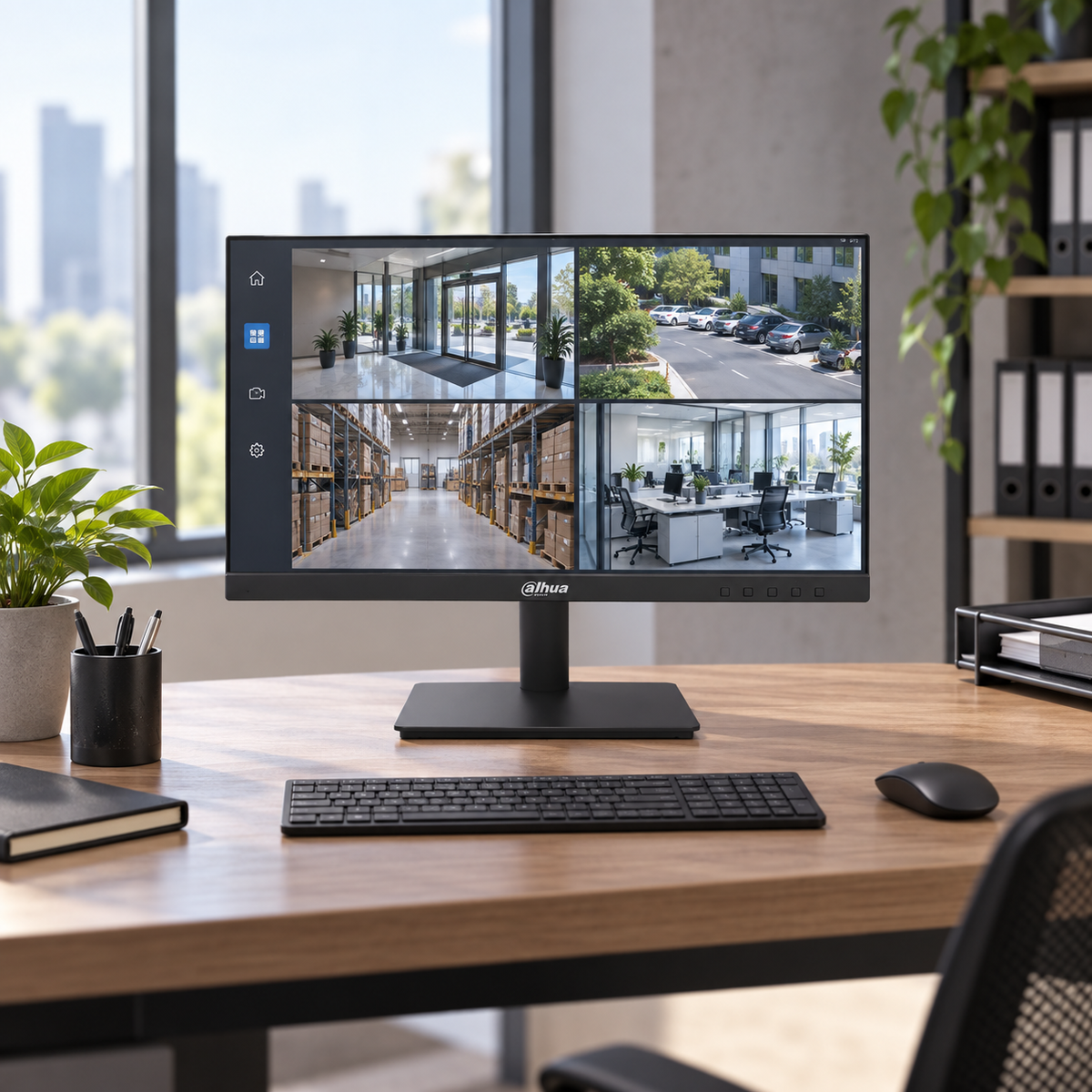 Monitor Dahua DHI-LM22-A211Y 21,45 pulgadas IPS FHD 120 Hz — escena lifestyle de uso