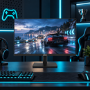 Monitor Dahua DHI-LM24-A221Y 23,8 pulgadas IPS FHD 144 Hz — escena lifestyle 2 de 3