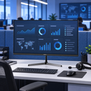 Monitor SAT FHD 21 Slim 21,45 pulgadas IPS Full HD 100 Hz — escena lifestyle 2 de 3