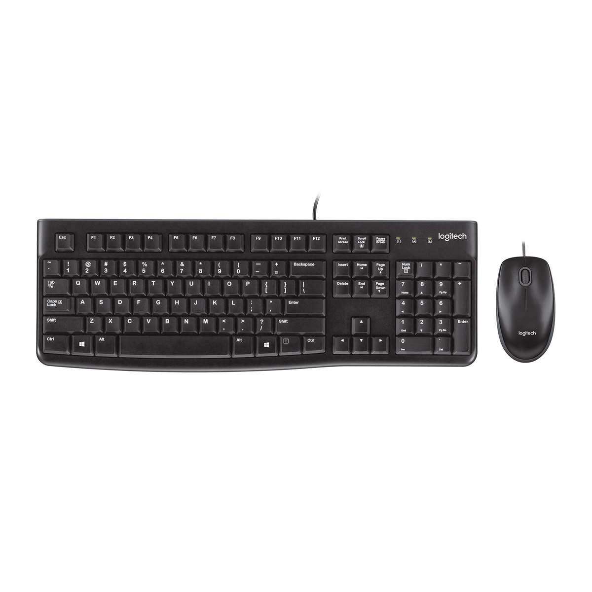 Combo USB Logitech MK120 Teclado y Mouse Negro - vista 1