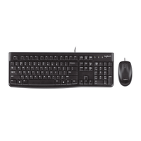 Combo USB Logitech MK120 Teclado y Mouse Negro - vista 1