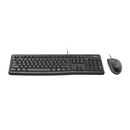 Combo USB Logitech MK120 Teclado y Mouse Negro - vista 2