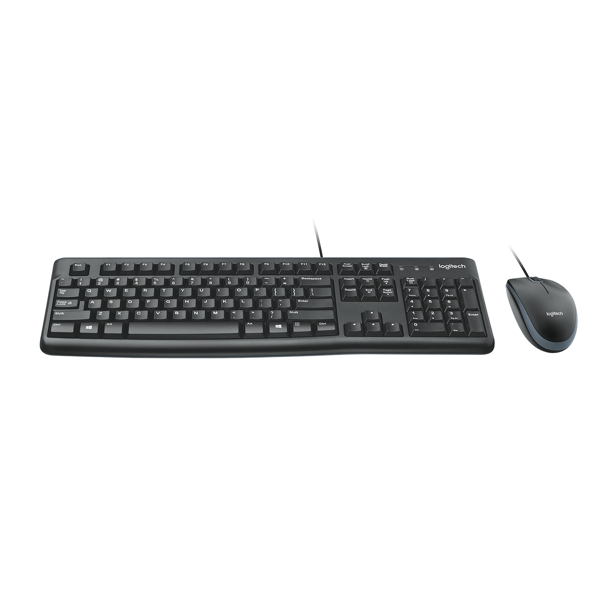 Combo USB Logitech MK120 Teclado y Mouse Negro - vista 2