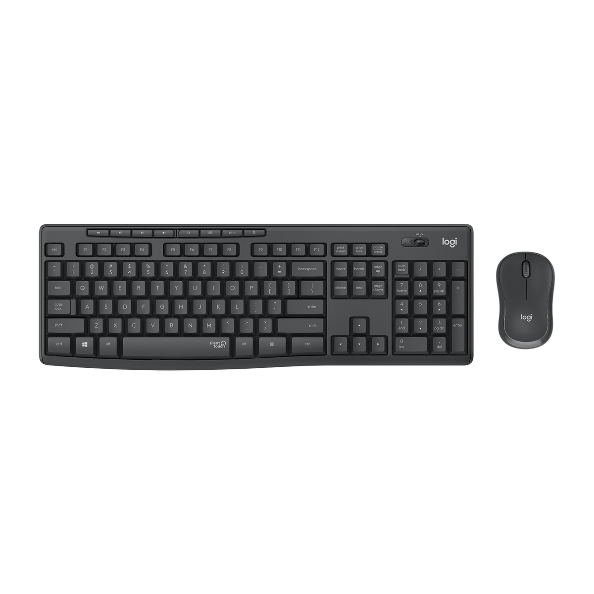 Combo Inalámbrico Silencioso Logitech MK295 Negro - vista 1