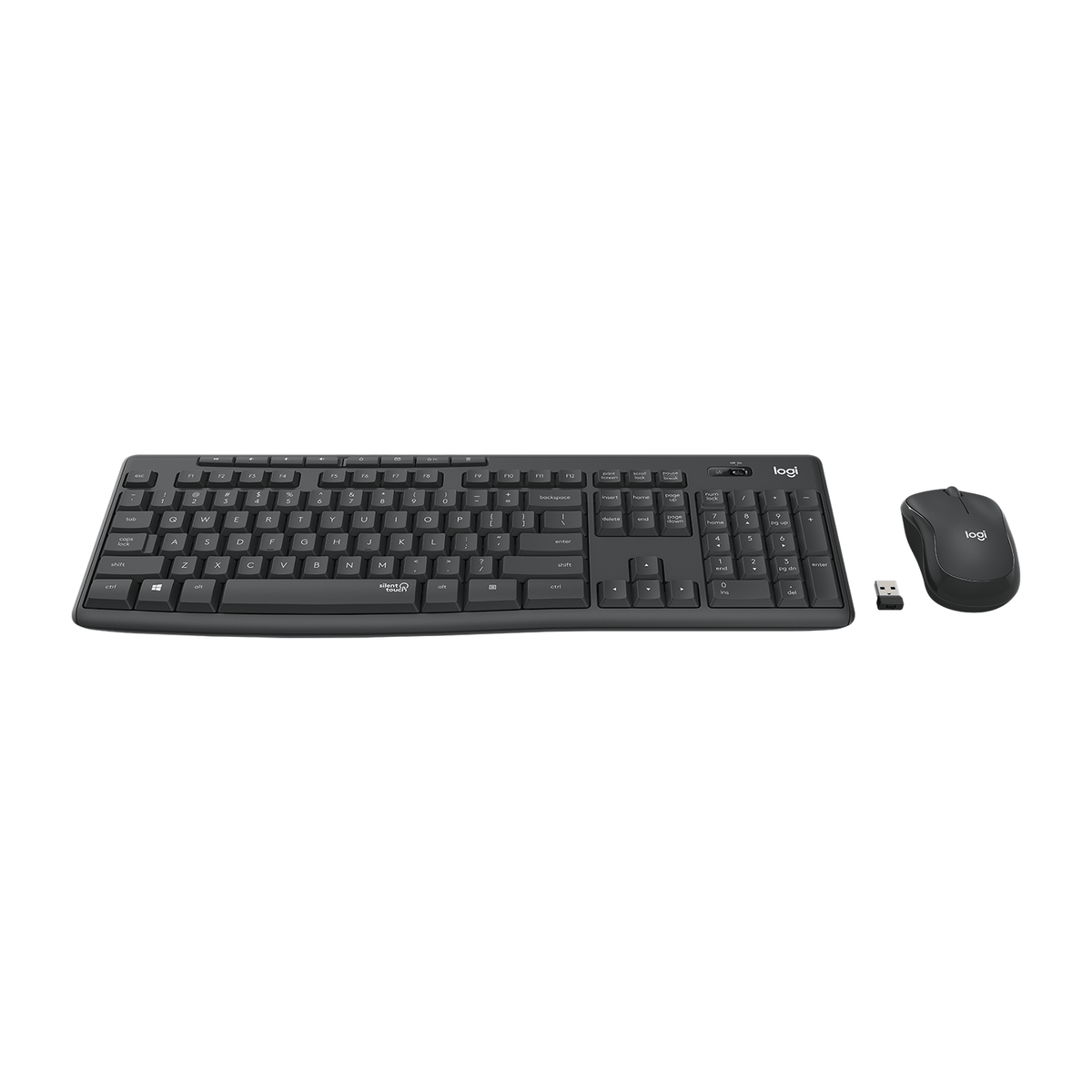 Combo Inalámbrico Silencioso Logitech MK295 Negro - vista 2