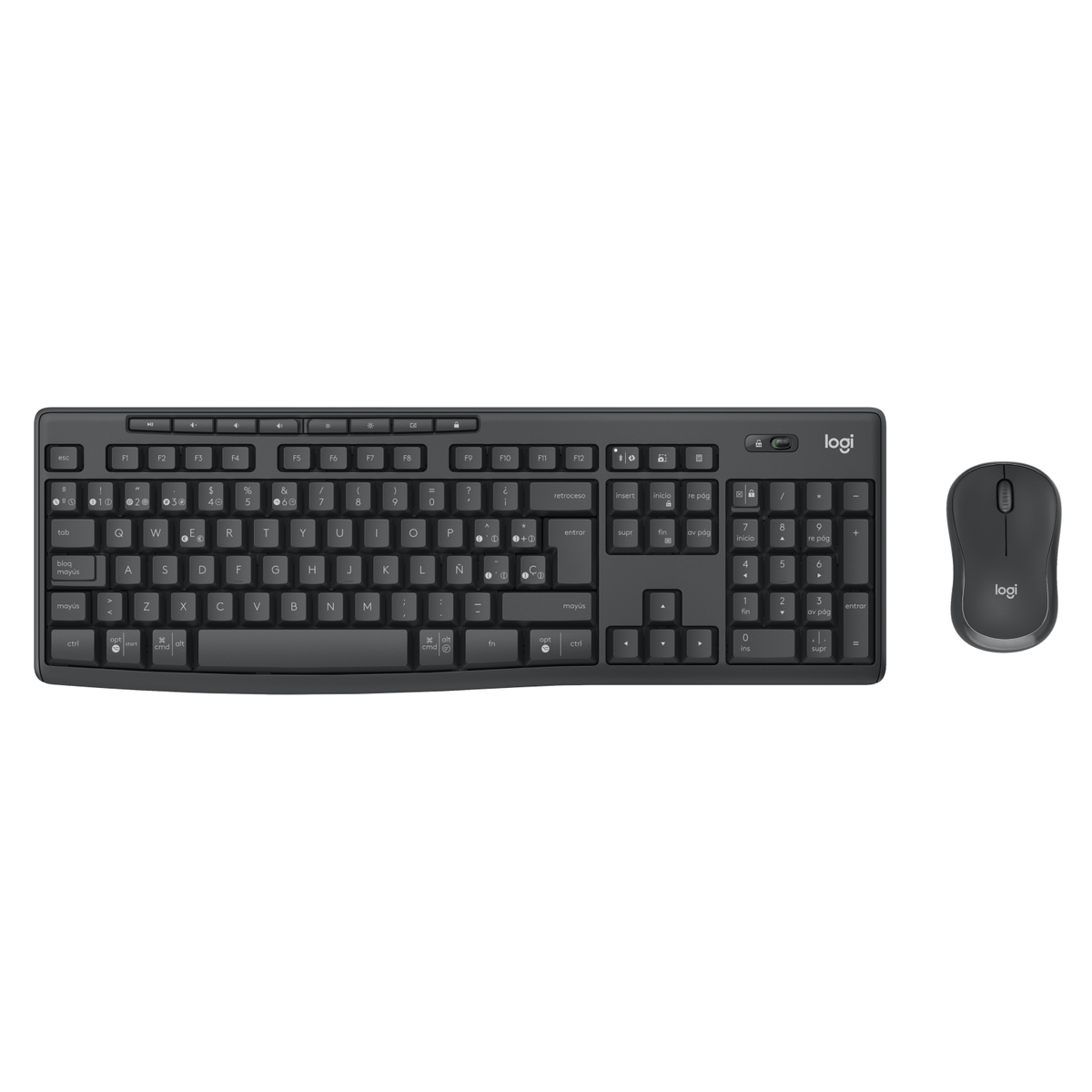 Combo Inalámbrico Logitech MK370 for Business Grafito - vista 1