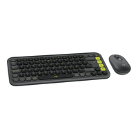 Combo Bluetooth Logitech POP Icon Grafito y Verde - vista 2