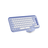 Combo Bluetooth Logitech POP Icon Lila y Blanco - vista 2