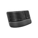 Teclado Ergonómico Inalámbrico Logitech Wave Keys Grafito - vista 3