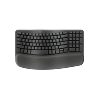 Teclado Ergonómico Inalámbrico Logitech Wave Keys Grafito - vista 1