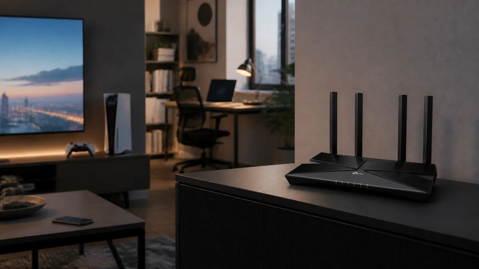 Router TP-Link Archer AX53 en un hogar conectado