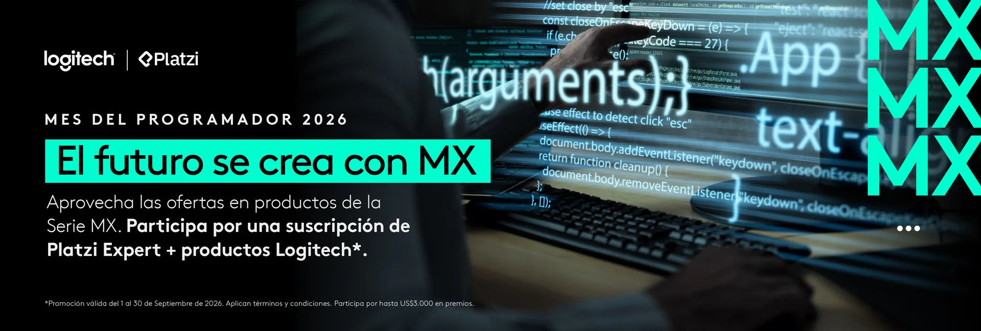 Logitech y Platzi presentan Coder Month 2026: El futuro se crea con MX